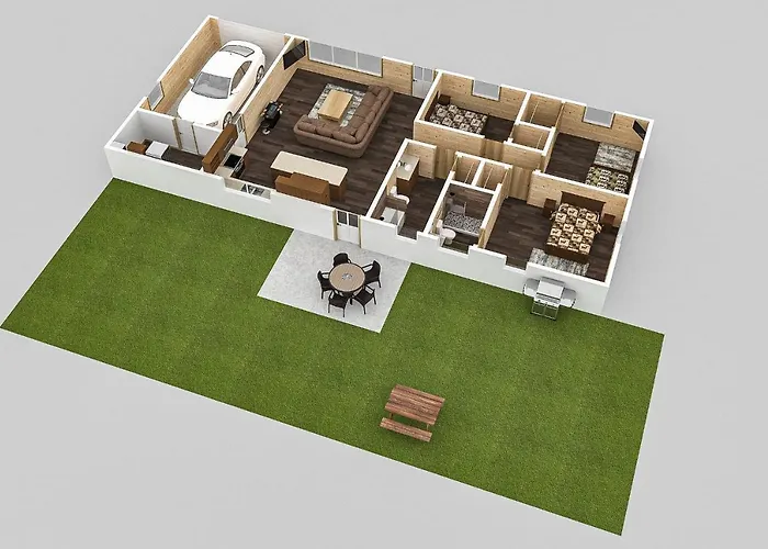 The Brick House: Brand New! 3 Bedroom Home With Private Driveway